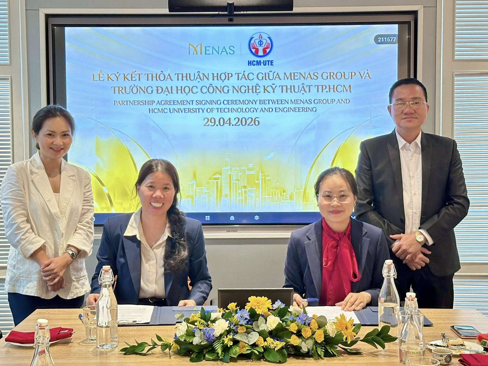 Menas Group Hợp Tác cùng Đại học Công Nghệ Kỹ Thuật TP.HCM-UTE Phát Triển Nhân Sự Thực Chiến